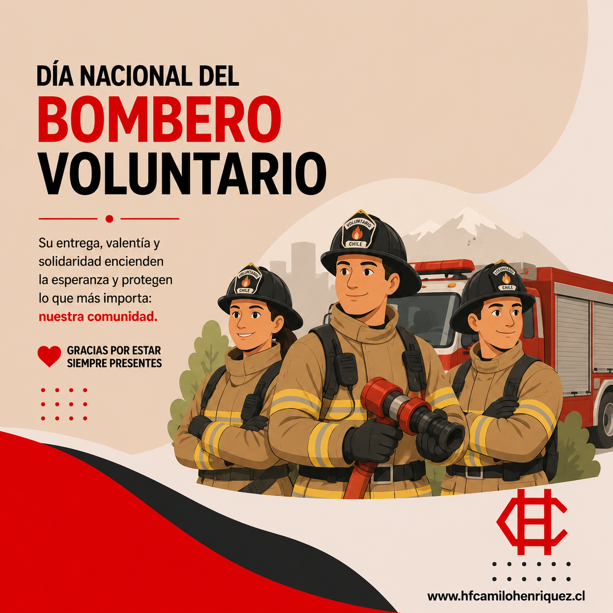 Día Nacional del Bombero Voluntario